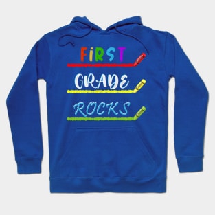 1st grade rocks 2 Hoodie